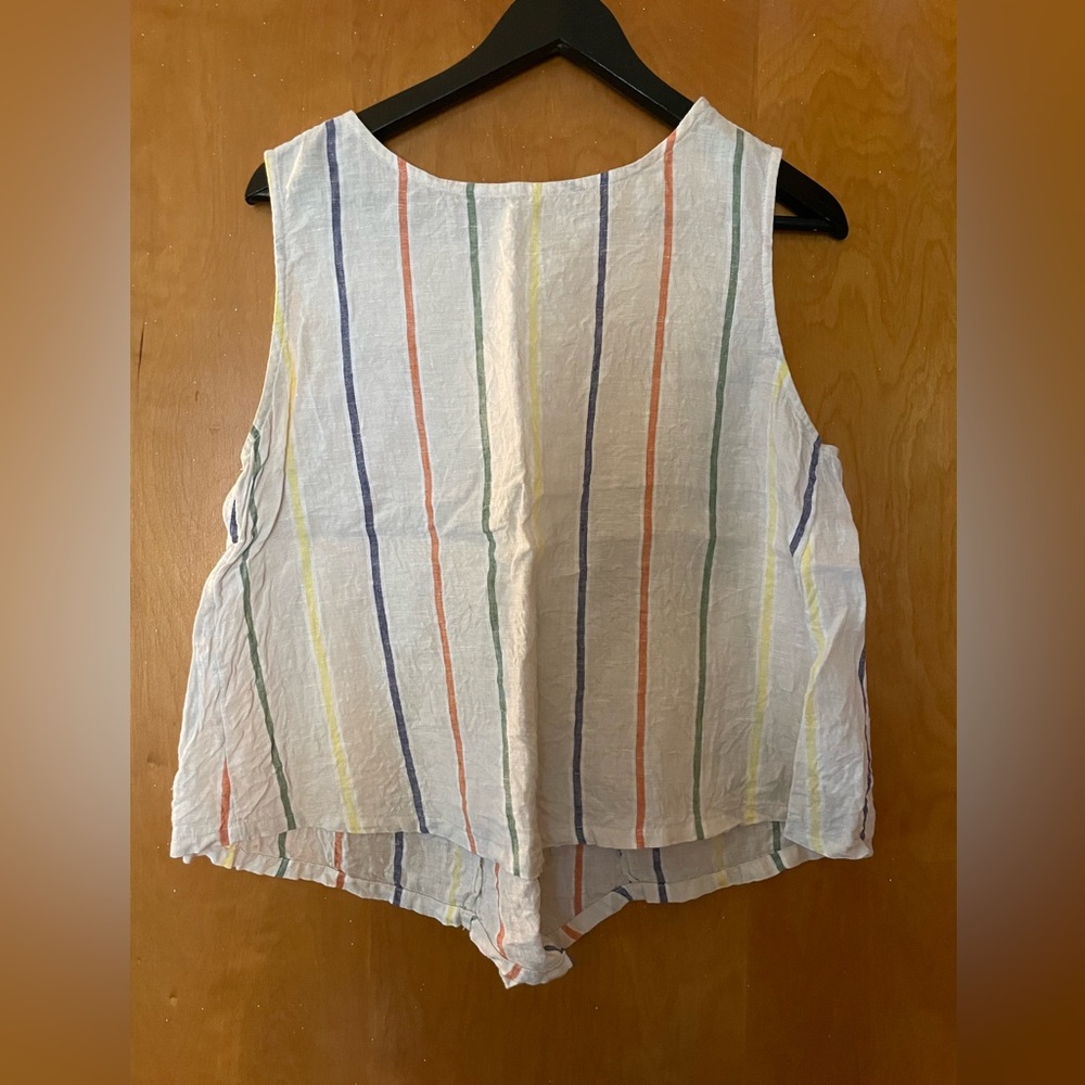 Artisan NY Women’s Striped Linen Tank
